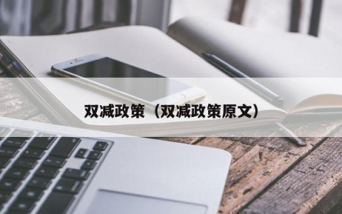 双减政策（双减政策原文）